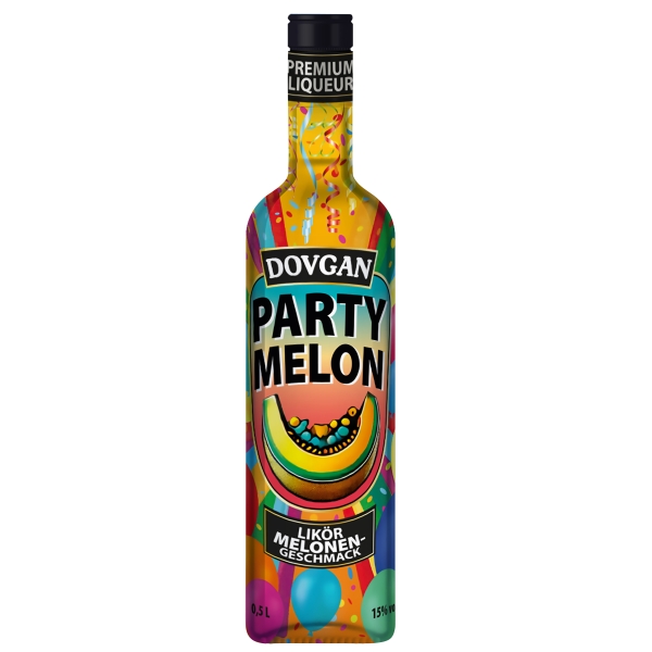 DOVGAN Party Melon Likör 15% vol. 500 ml DOVGAN Party Melon Likör 15% vol. 500 ml
