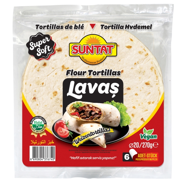 SUNTAT Lavas-Weizentortilla (20cm) 270 g