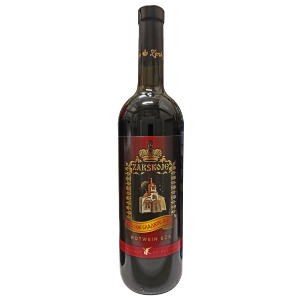 "Zarskoje Kagor" Moldawischer Rotwein, lieblich, 11.5% Vol. 750 ml