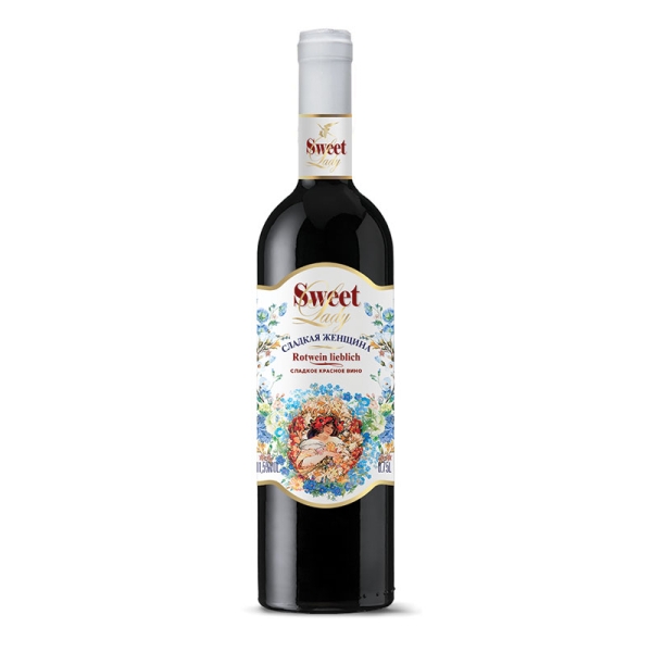 Sweet Lady Moldawischer Rotwein, lieblich 11,5% vol. 750 ml