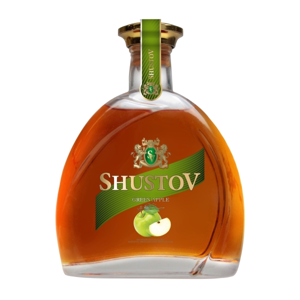 Shustov Le Grand Likör Green Apple 30% vol. 500 ml