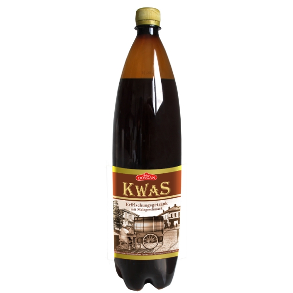Dovgan "Kwas" Erfrischungsgetränk mit Malzgeschmack 1,5 L