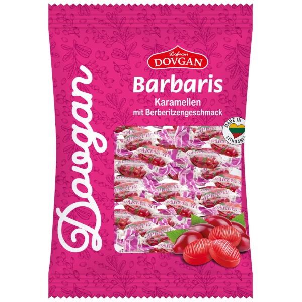 DOVGAN Hartkaramellen mit Berberitzengeschmack 200 g DOVGAN Hartkaramellen mit Berberitzengeschmack 200 g
