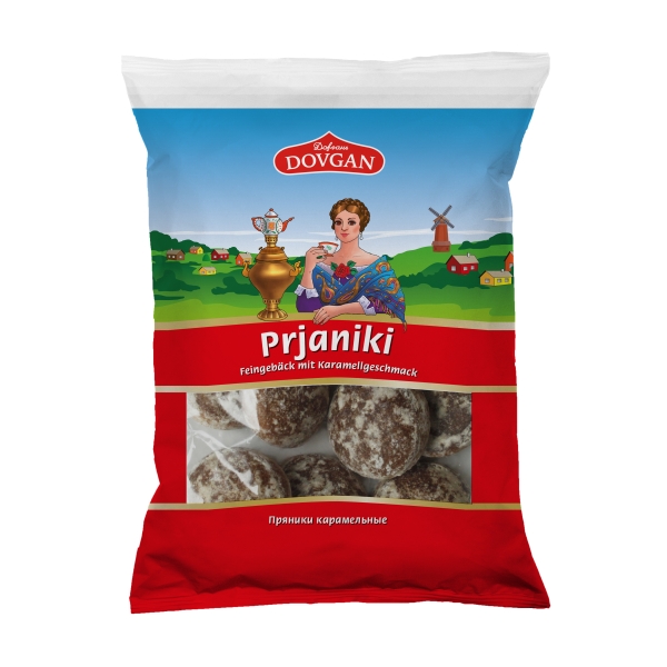 DOVGAN Prjaniki Feingebäck mit Karamellgeschmack 250 g