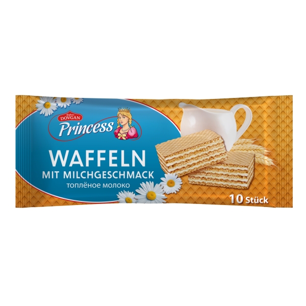 Princess Waffelschnitten mit Milchcremefüllung 150 g Princess Waffelschnitten mit Milchcremefüllung 150 g