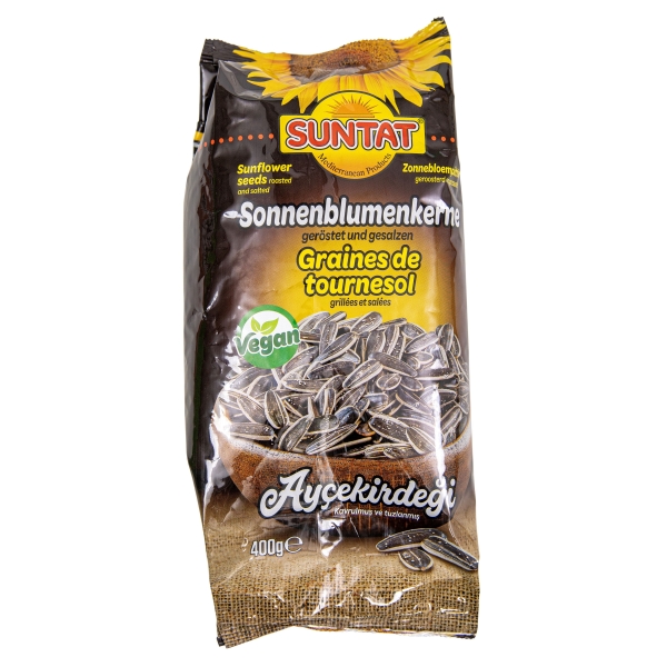 SUNTAT Sonnenblumenkerne geröstet und gesalzen 400 g