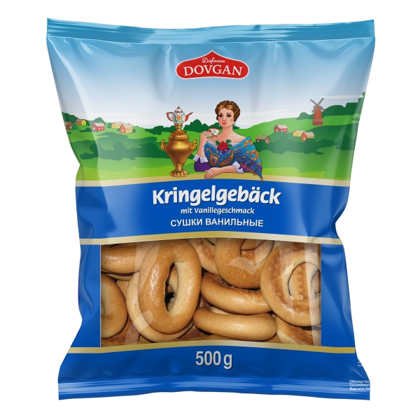 DOVGAN Kringelgebäck mit Vanillegeschmack 500 g