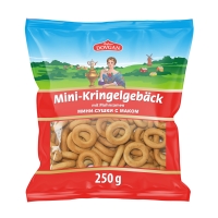 DOVGAN Mini-Kringelgebäck mit Mohn 250 g