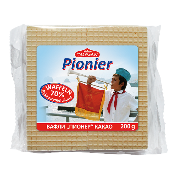 DOVGAN "Pionier" Waffeln mit Kakaofüllung 200 g