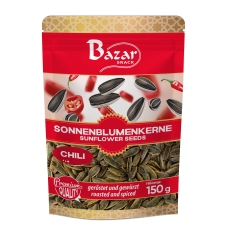 Bazar Sonnenblumenkerne, geröstet und gewürzt, mit Chili 150 g