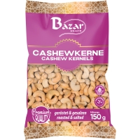 Bazar Cashewkerne geröstet & gesalzen 150 g Bazar Cashewkerne geröstet & gesalzen 150 g