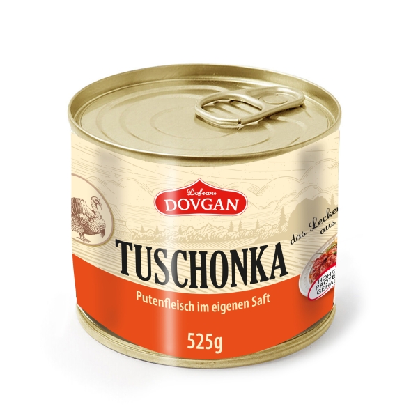 DOVGAN Tuschonka aus Putenfleisch 525 g DOVGAN Tuschonka aus Putenfleisch 525 g