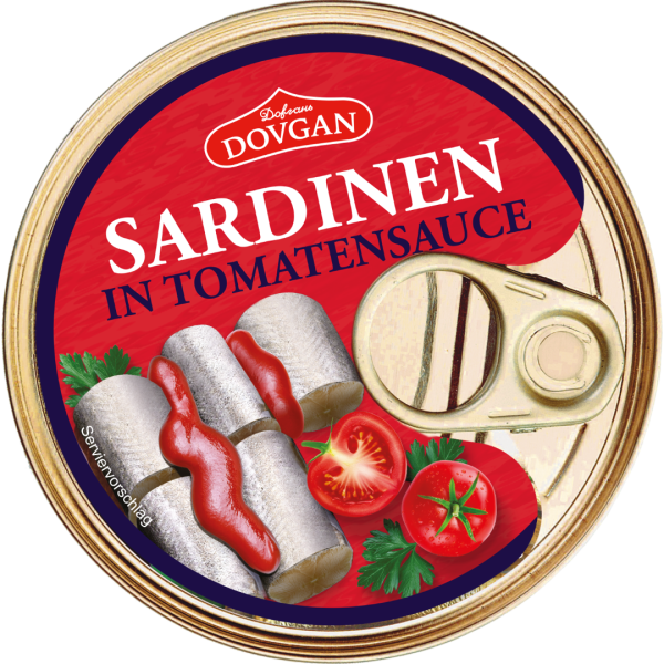 DOVGAN Sardinen in Tomatensauce 240 g