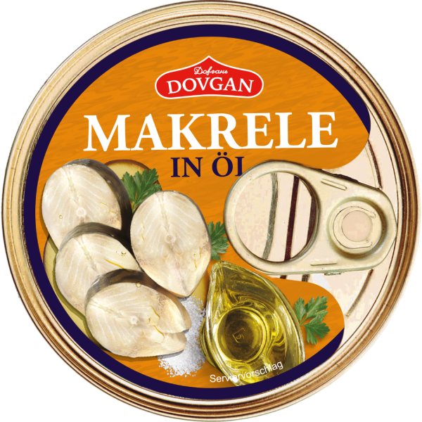 DOVGAN Makrele in Öl 240 g DOVGAN Makrele in Öl 240 g