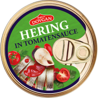 DOVGAN Hering in Tomatensauce 240 g DOVGAN Hering in Tomatensauce 240 g