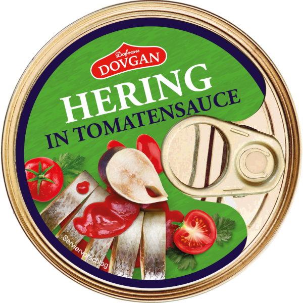 DOVGAN Hering in Tomatensauce 240 g