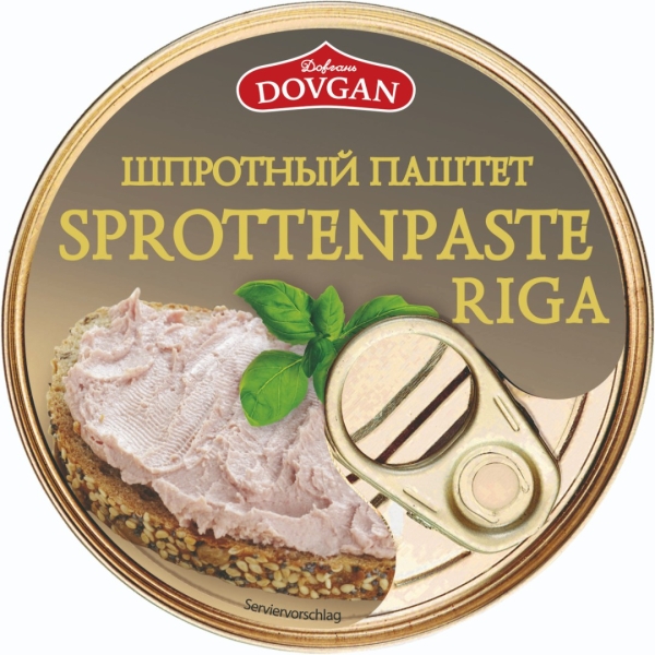 DOVGAN Sprottenpaste Riga 160 g DOVGAN Sprottenpaste Riga 160 g