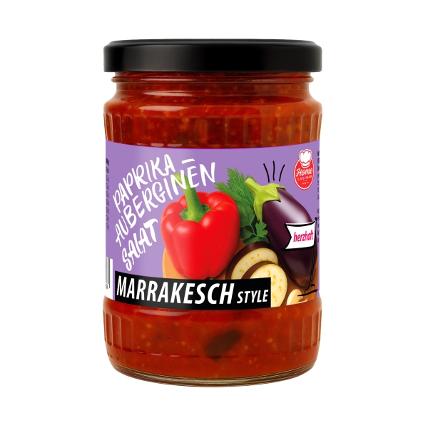 HomeCulinar Paprika-Auberginen Salat MARRAKESCH Style 530 g HomeCulinar Paprika-Auberginen Salat MARRAKESCH Style 530 g
