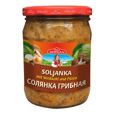 DOVGAN Soljanka mit Weißkohl und Pilzen 480 g