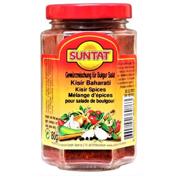 SUNTAT Kisir Gewürzmischung – Würzige Kräuter für Bulgursalat 80 g