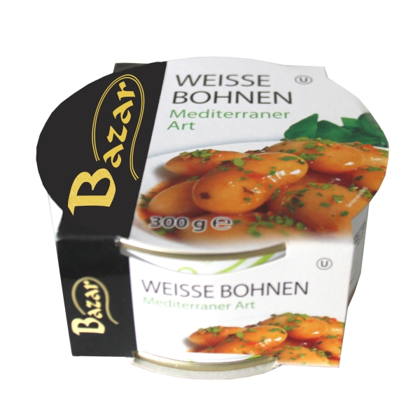 Bazar Weiße Bohnen Mediterraner Art 300 g
