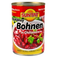SUNTAT Rote Kidneybohnen in Chilisauce 400 g