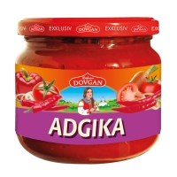 DOVGAN "Adgika" Tomaten-Paprika-Sauce scharf 380 ml