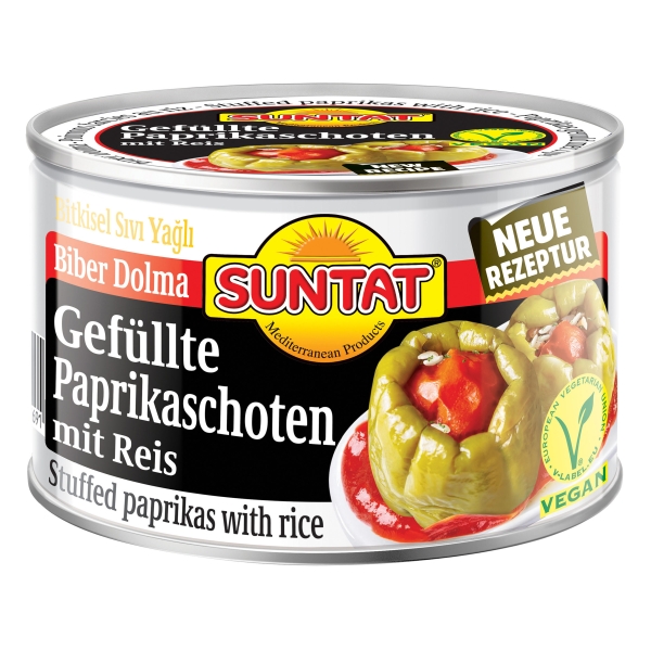 SUNTAT Gefüllte Paprika 350 g SUNTAT Gefüllte Paprika 350 g
