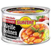 SUNTAT Weiße Bohnen in Tomatensoße 400 g SUNTAT Weiße Bohnen in Tomatensoße 400 g