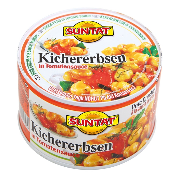 SUNTAT Kichererbsen in Tomatensoße 400 g SUNTAT Kichererbsen in Tomatensoße 400 g