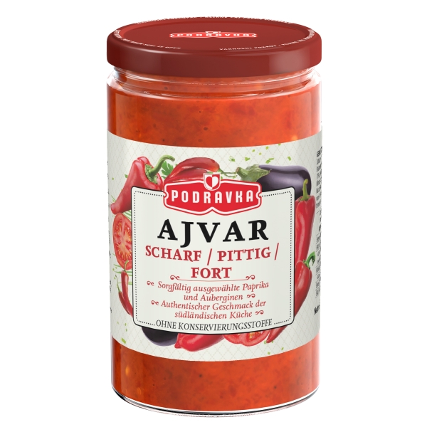Podravka Ajvar scharf 350 g Podravka Ajvar scharf 350 g