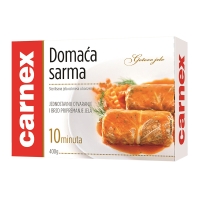 Carnex Domaca sarma Kohlrouladen mit Schweinfleisch-Gemüse-Reisfüllung 400 g Carnex Domaca sarma Kohlrouladen mit Schweinfleisch-Gemüse-Reisfüllung 400 g