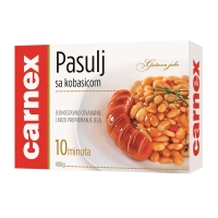 Carnex Pasulj Würstchen mit weißen Bohnen 400 g Carnex Pasulj Würstchen mit weißen Bohnen 400 g