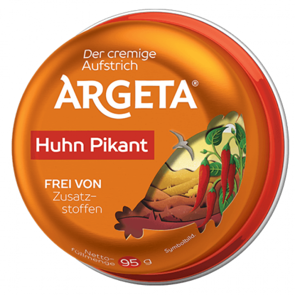 Argeta Aufstrich Huhn Pikant 95 g Argeta Aufstrich Huhn Pikant 95 g