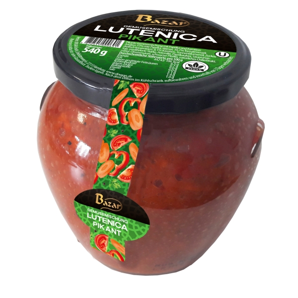 Bazar Lutenica Gemüsemischung pikant 540 g