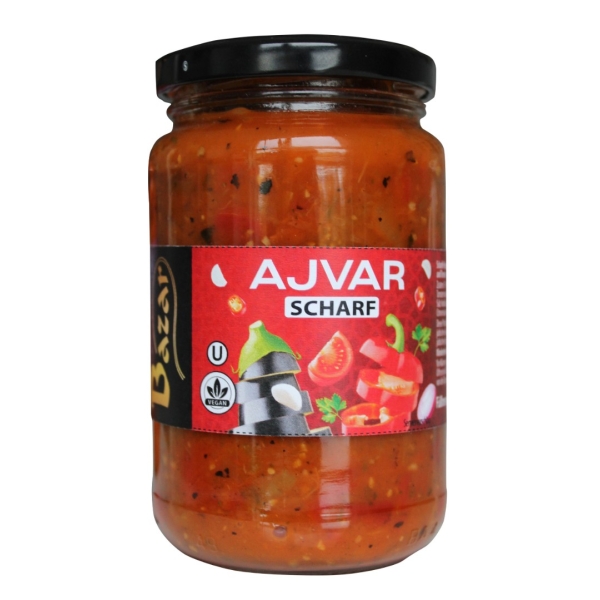 Bazar "Ajvar" scharf 350 g Bazar "Ajvar" scharf 350 g