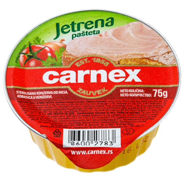 Carnex Jetrena pašteta Leberpastete 75 g Carnex Jetrena pašteta Leberpastete 75 g