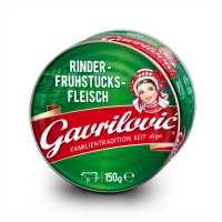 Gavrilovic "Govedi narezak" Rinderfrühstücksfleisch 150 g Gavrilovic "Govedi narezak" Rinderfrühstücksfleisch 150 g