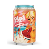 PIPI Erfrischungsgetränk Mandarine-Wassermelone 330 ml PIPI Erfrischungsgetränk Mandarine-Wassermelone 330 ml