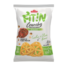 Vitaminka FiT!N Crunchy Protein Snacks "Garlic & Olive Flavour" 50 g Vitaminka FiT!N Crunchy Protein Snacks "Garlic & Olive Flavour" 50 g