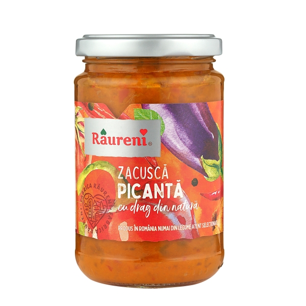 Raureni "Zacusca picanta" Gemüsezubereitung pikant 300 g Raureni "Zacusca picanta" Gemüsezubereitung pikant 300 g