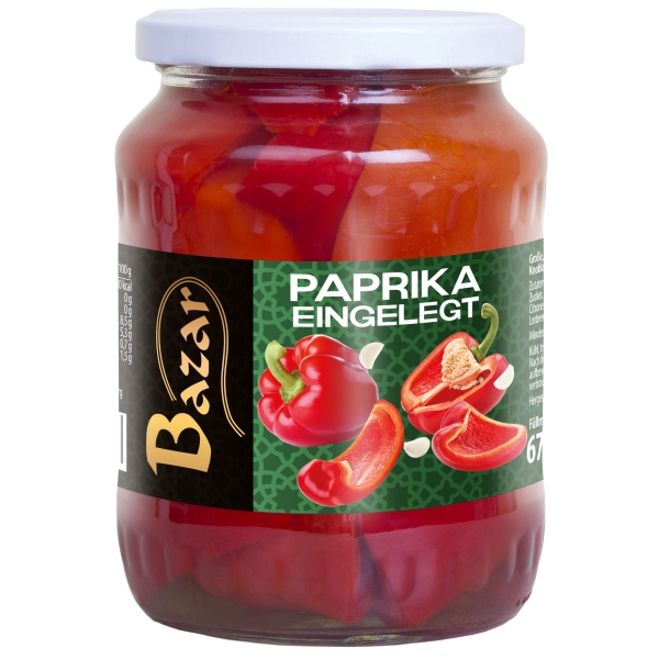 Bazar Paprika eingelegt 335 g