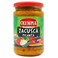 Olympia Zacusca de vinete picanta pikante Gemüsezubereitung mit Aubergine 300 g Olympia Zacusca de vinete picanta pikante Gemüsezubereitung mit Aubergine 300 g