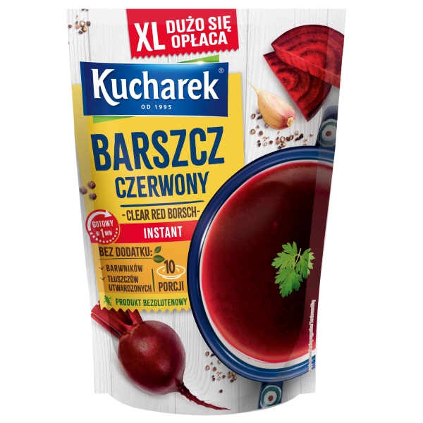 Kucharek Barszcz czerwony – Rote-Bete-Borschtschsuppe 120 g Kucharek Barszcz czerwony – Rote-Bete-Borschtschsuppe 120 g