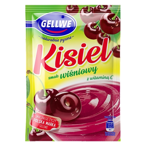 GELLWE Kisiel mit Kirschgeschmack 38 g
