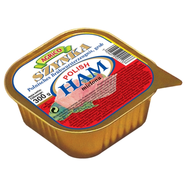 AGRICO Polish Ham Brühwursterzeugnis grob 300 g