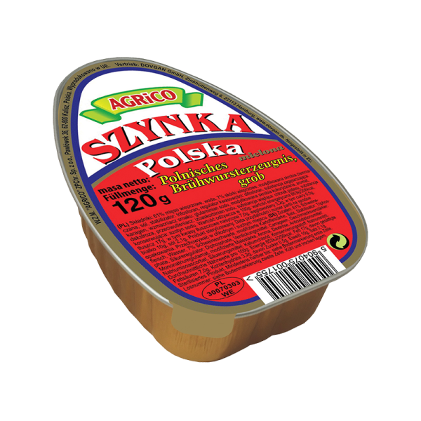 Agrico "Szynka Polska" Polnisches Brühwursterzeugnis 120 g