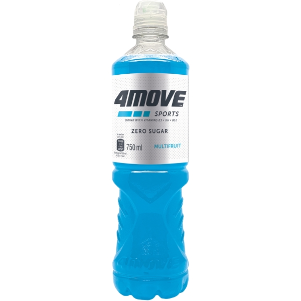 4Move Multifruit Zero Iso Sport 750 ml