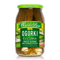 WaldiBen "Ogorki kiszone" Salzgurken 520 g WaldiBen "Ogorki kiszone" Salzgurken 520 g