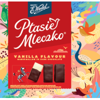 Wedel "Ptasie Mleczko" Schaumzuckerkonfekt mit Vanillegeschmack 340 g Wedel "Ptasie Mleczko" Schaumzuckerkonfekt mit Vanillegeschmack 340 g